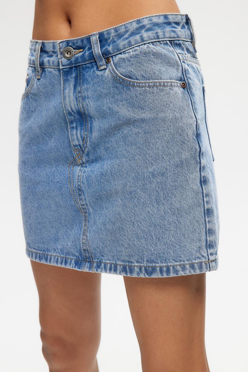 Kuwalla Mini Denim Skirt
