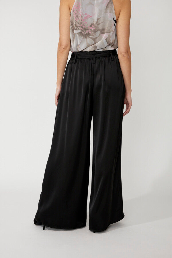 Satin Black Woven pant