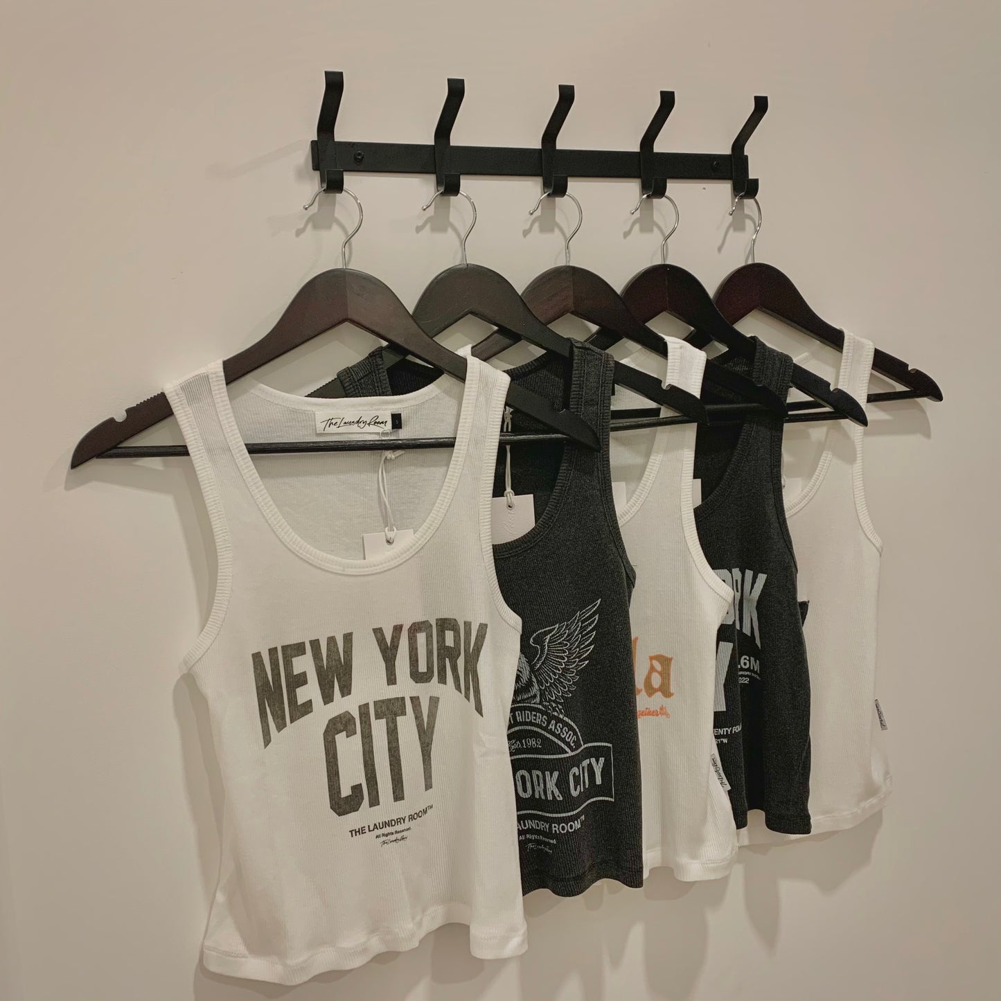 Welcome To New York Tank Black