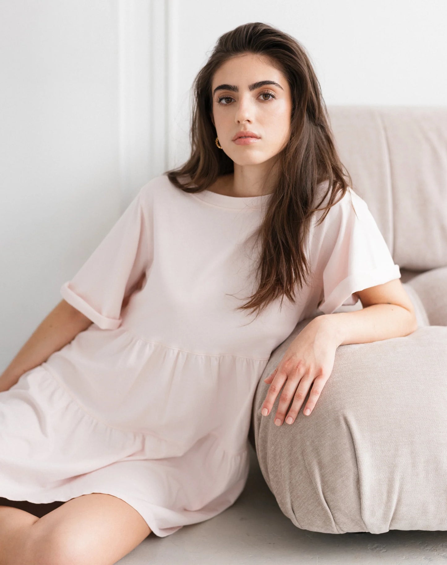 Three Tiered T-shirt Dress