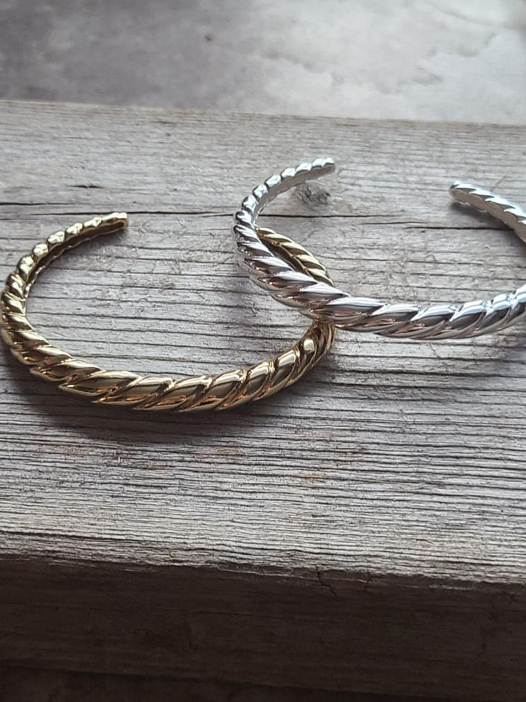 Gold Slip On Bracelet