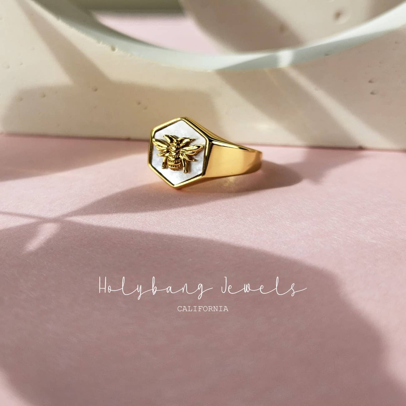 Signet Bee Ring