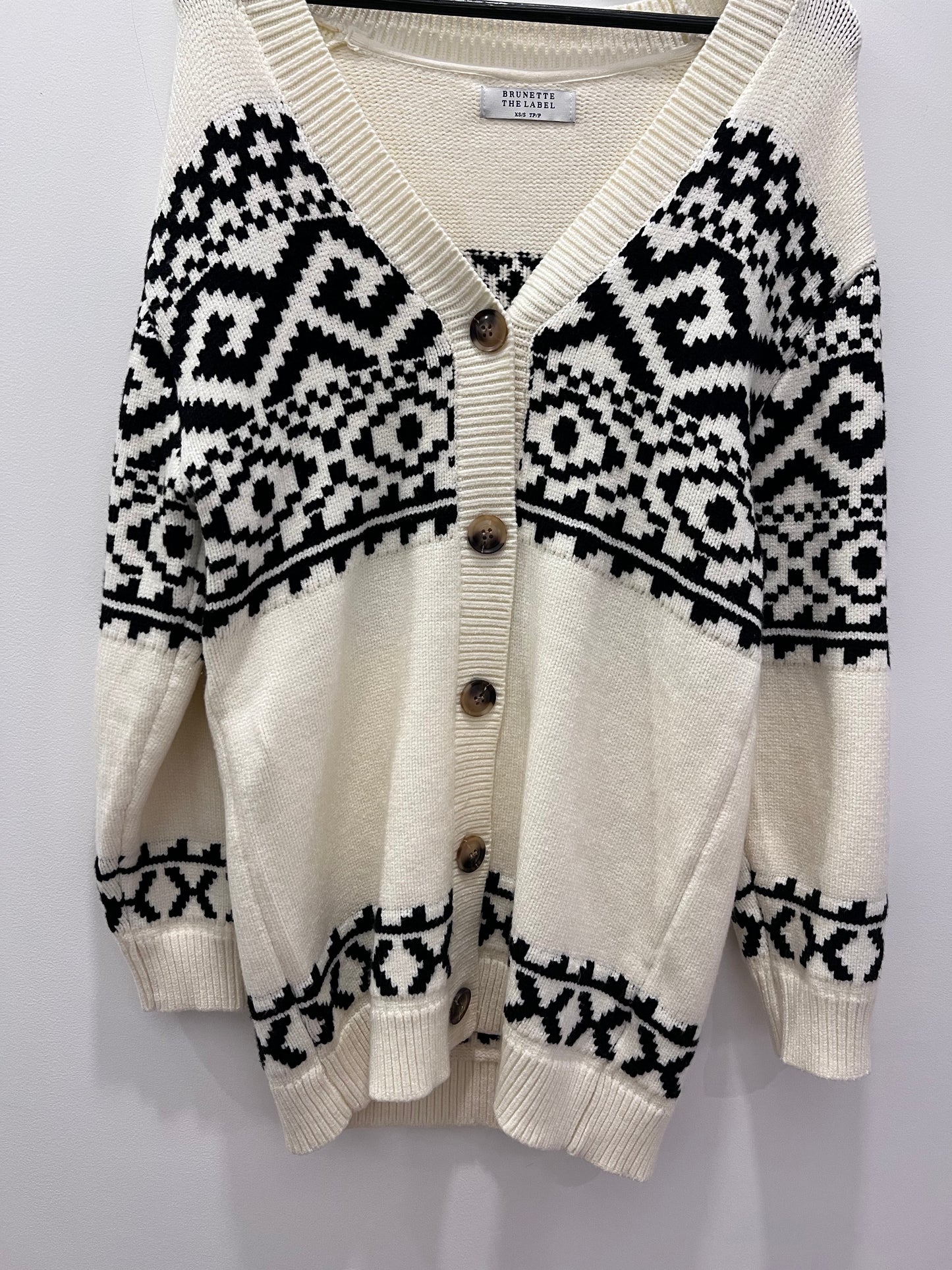 Brunette Fair Isle Oversized Knit