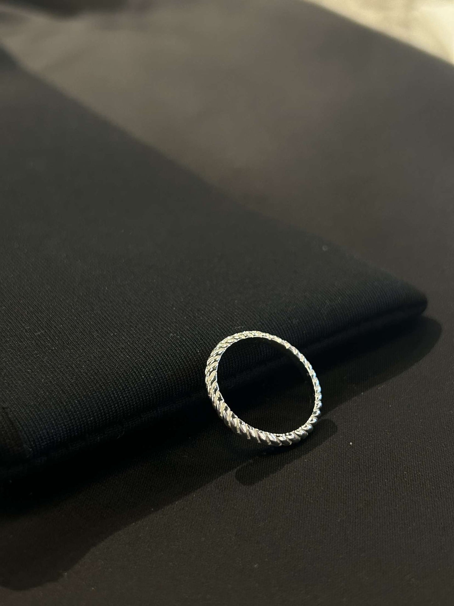 Thin Croissant Ring