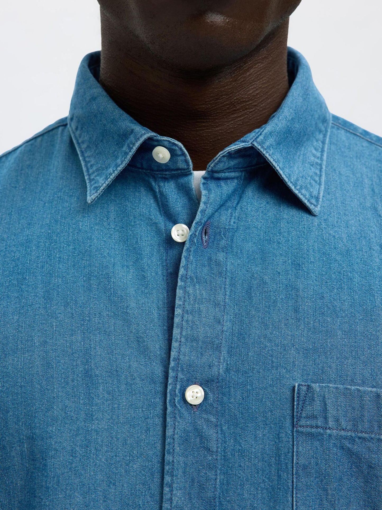 Carlo Regular Fit Denim Long Sleeve Shirt