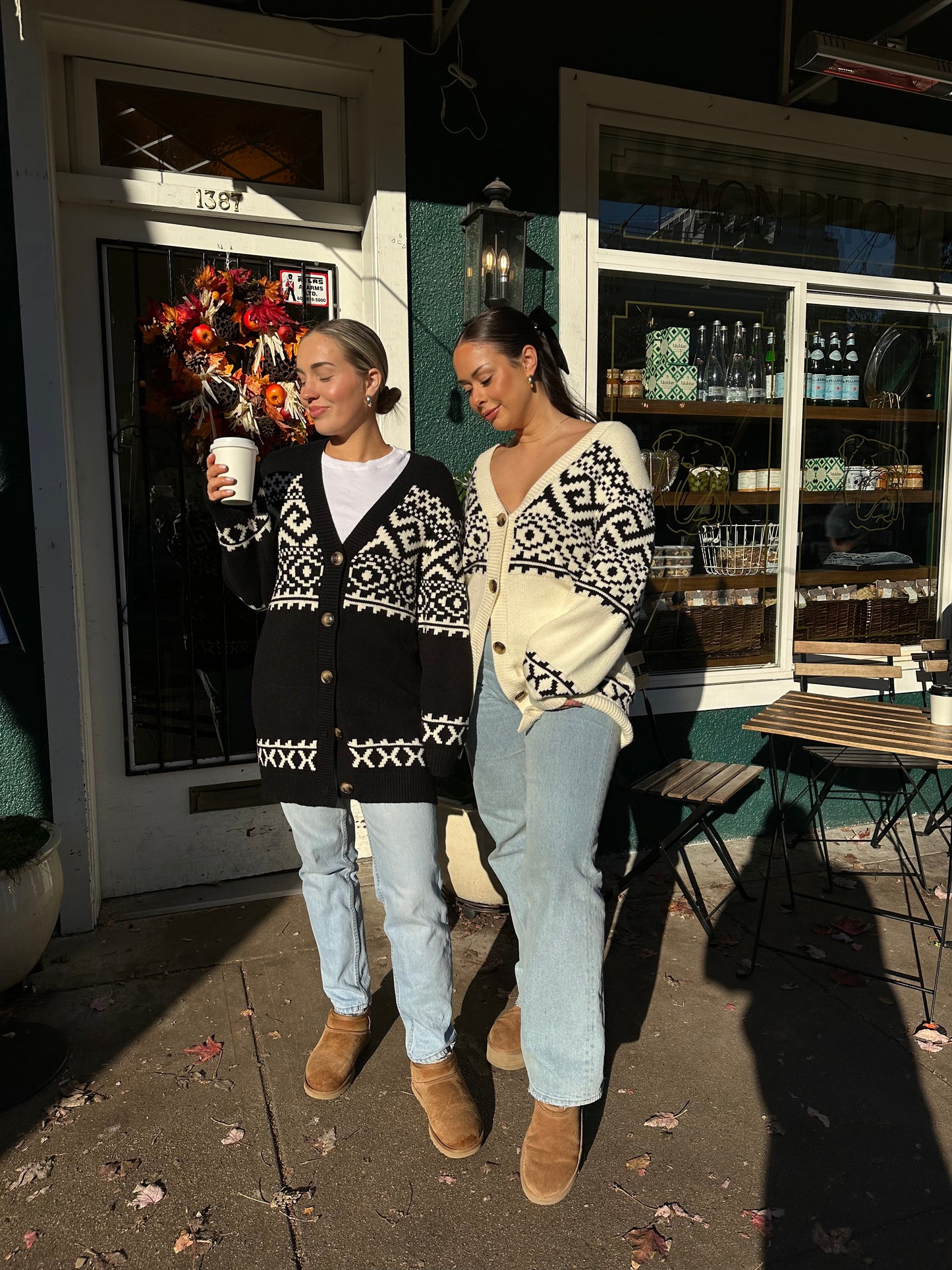 Brunette Fair Isle Oversized Knit