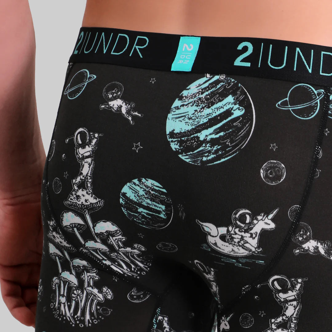 Swing Shift Boxer Brief - Space Golf