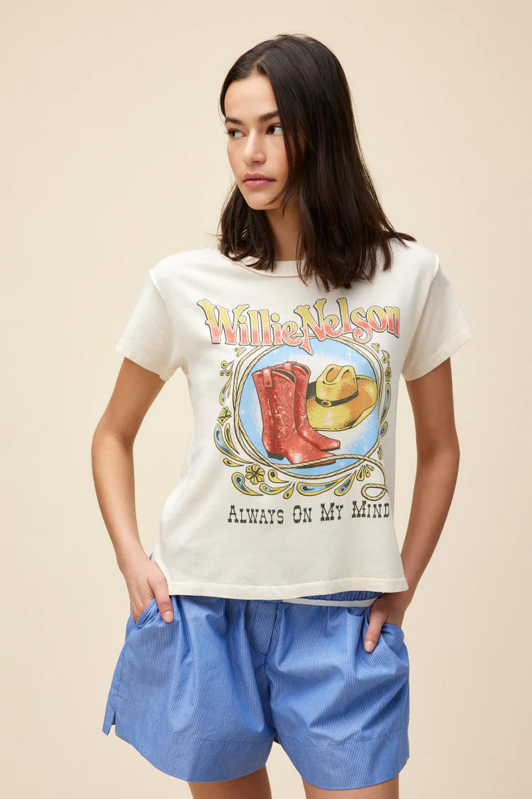 Wille Nelson Paisley Girlfriend Tee