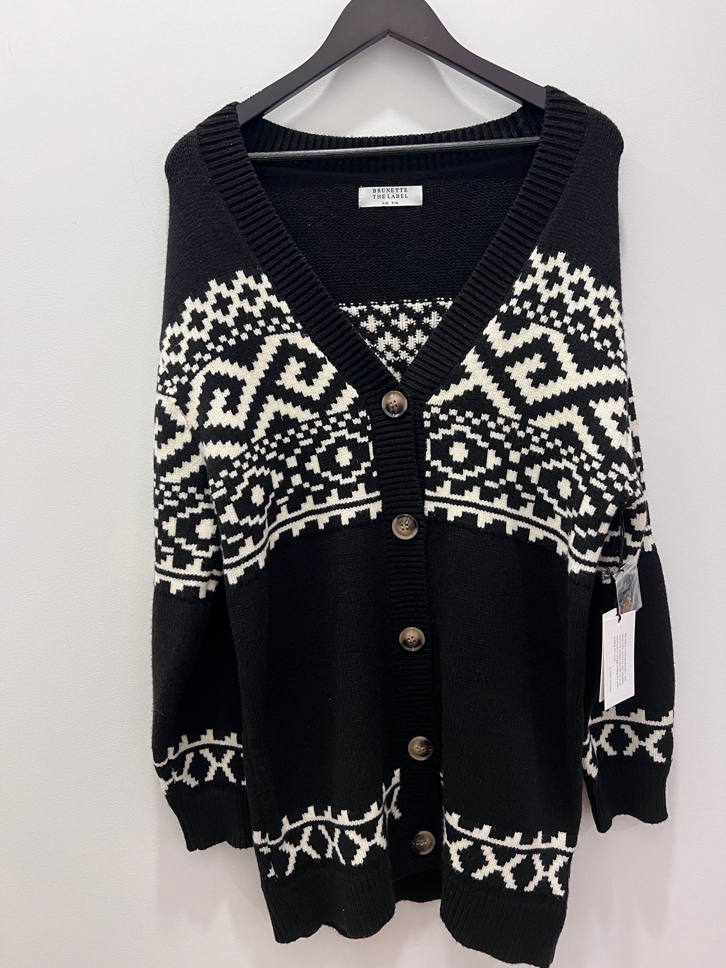 Brunette Fair Isle Oversized Knit