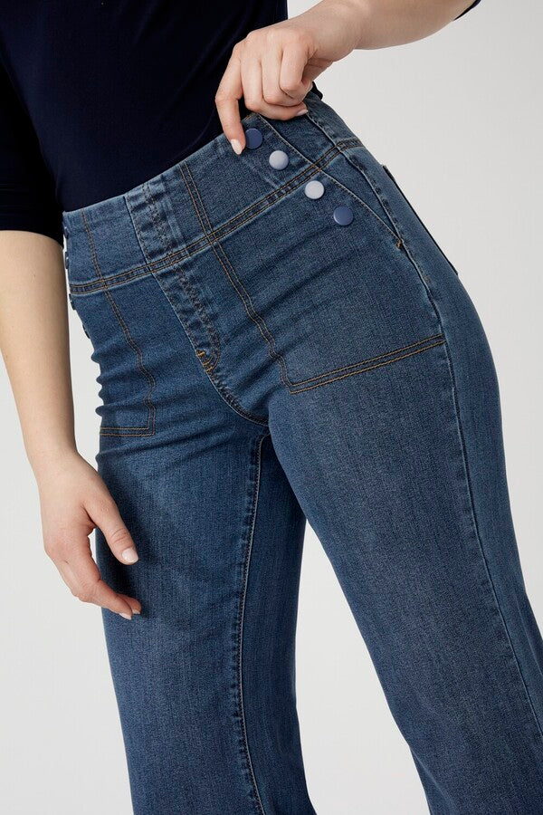 High Rise Wide Leg Trouser Denim