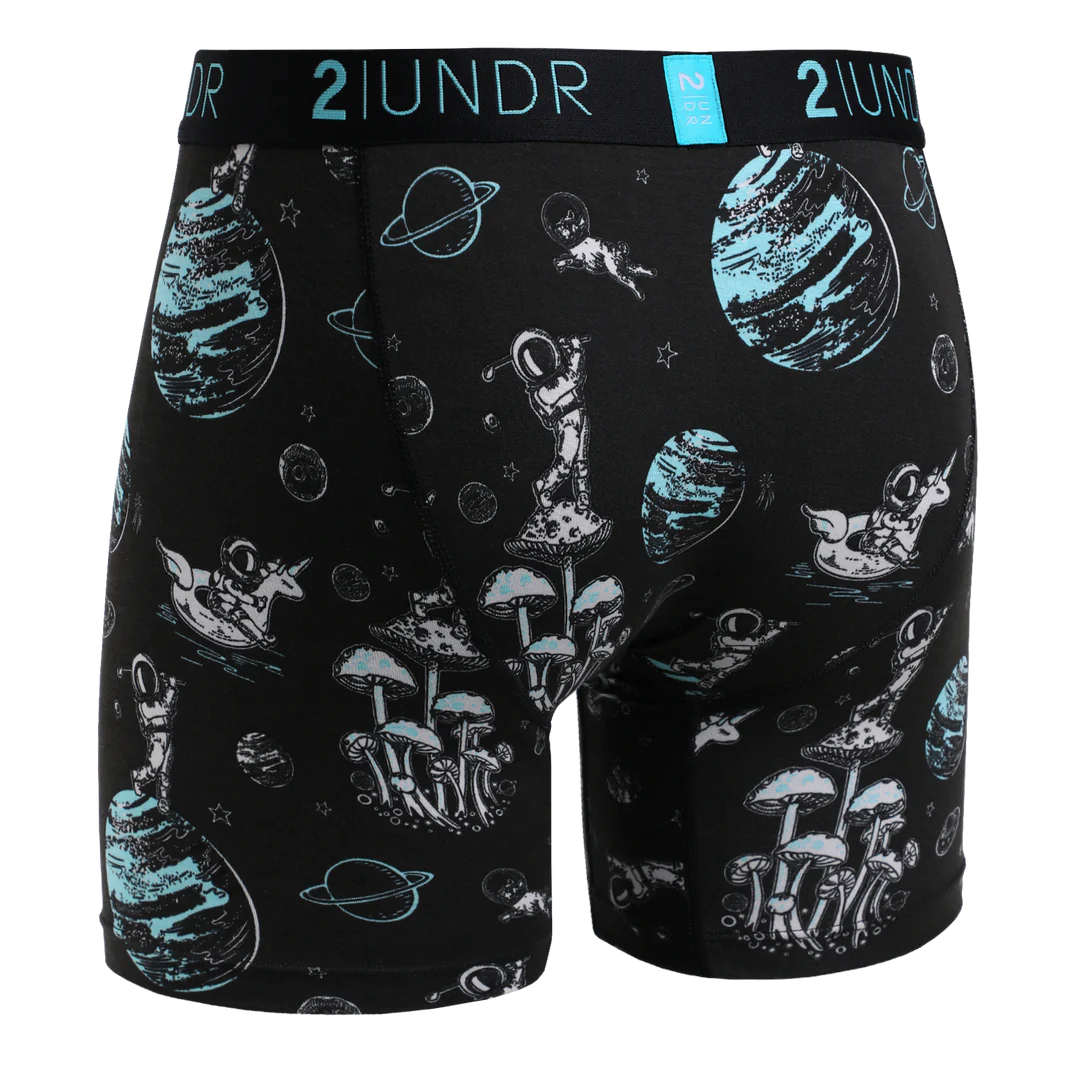 Swing Shift Boxer Brief - Space Golf
