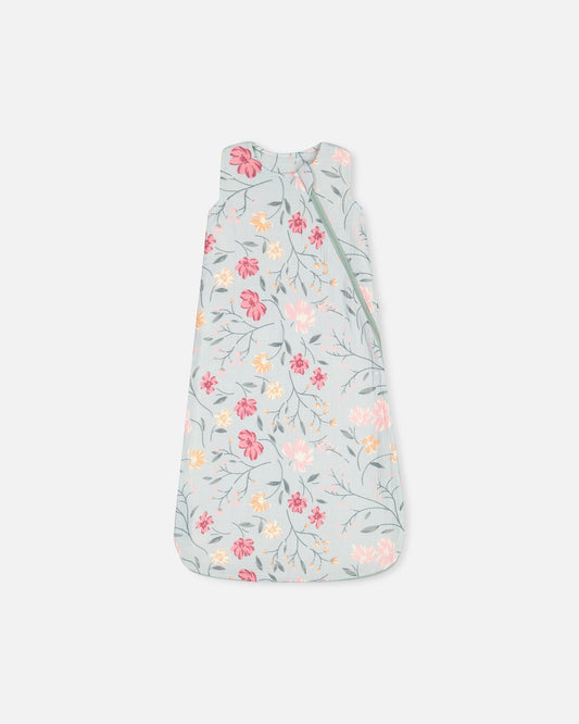 Sleep Bag Printed Flowers Muslin