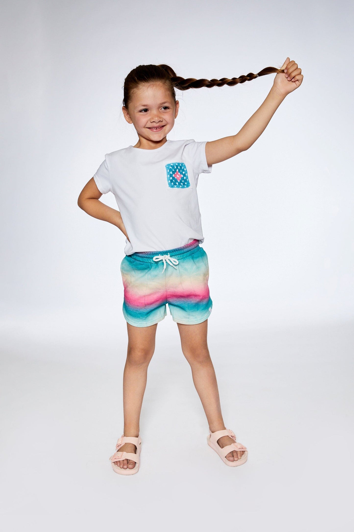 Top With Crochet Print Pocket (Child)
