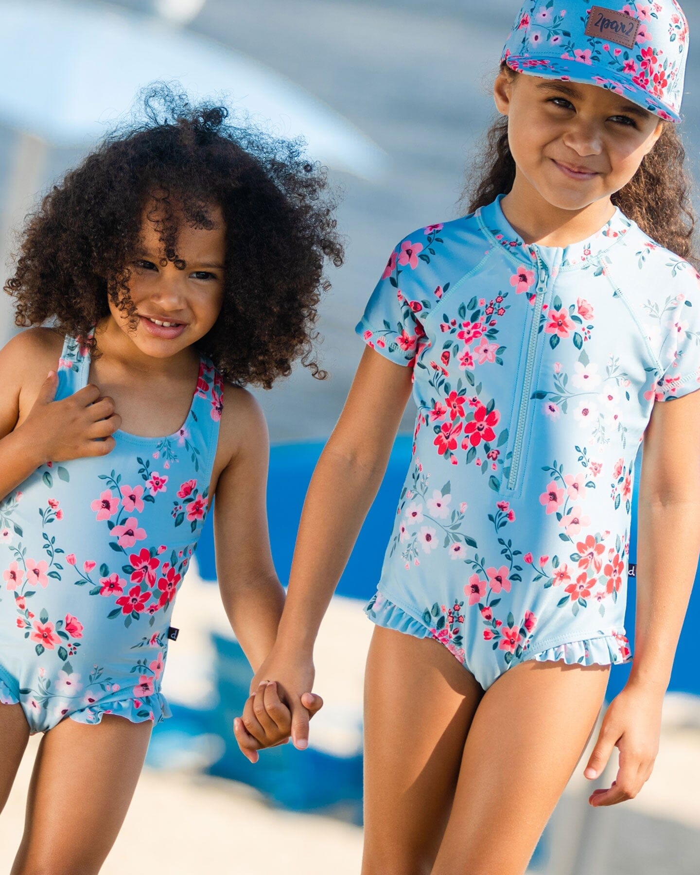 One Piece Swimsuit Printed Flowers (Baby)