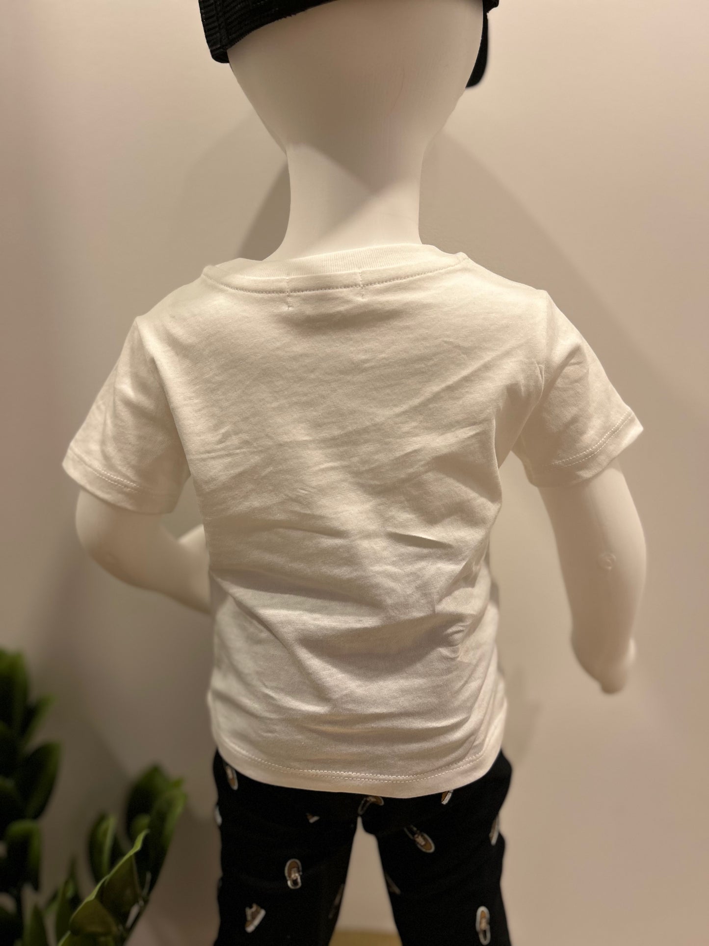 Baby White Just For Kicks T-shirt