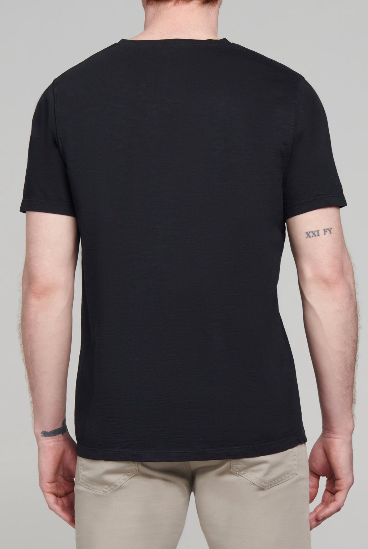 Pure And Simple V Neck Black