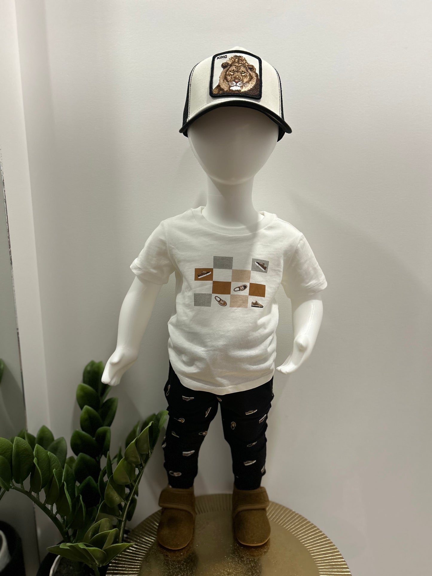 Baby White Just For Kicks T-shirt