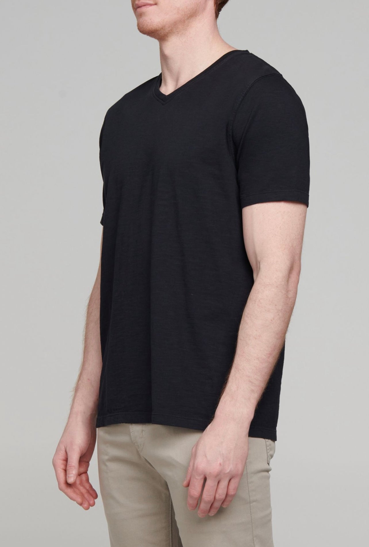Pure And Simple V Neck Black