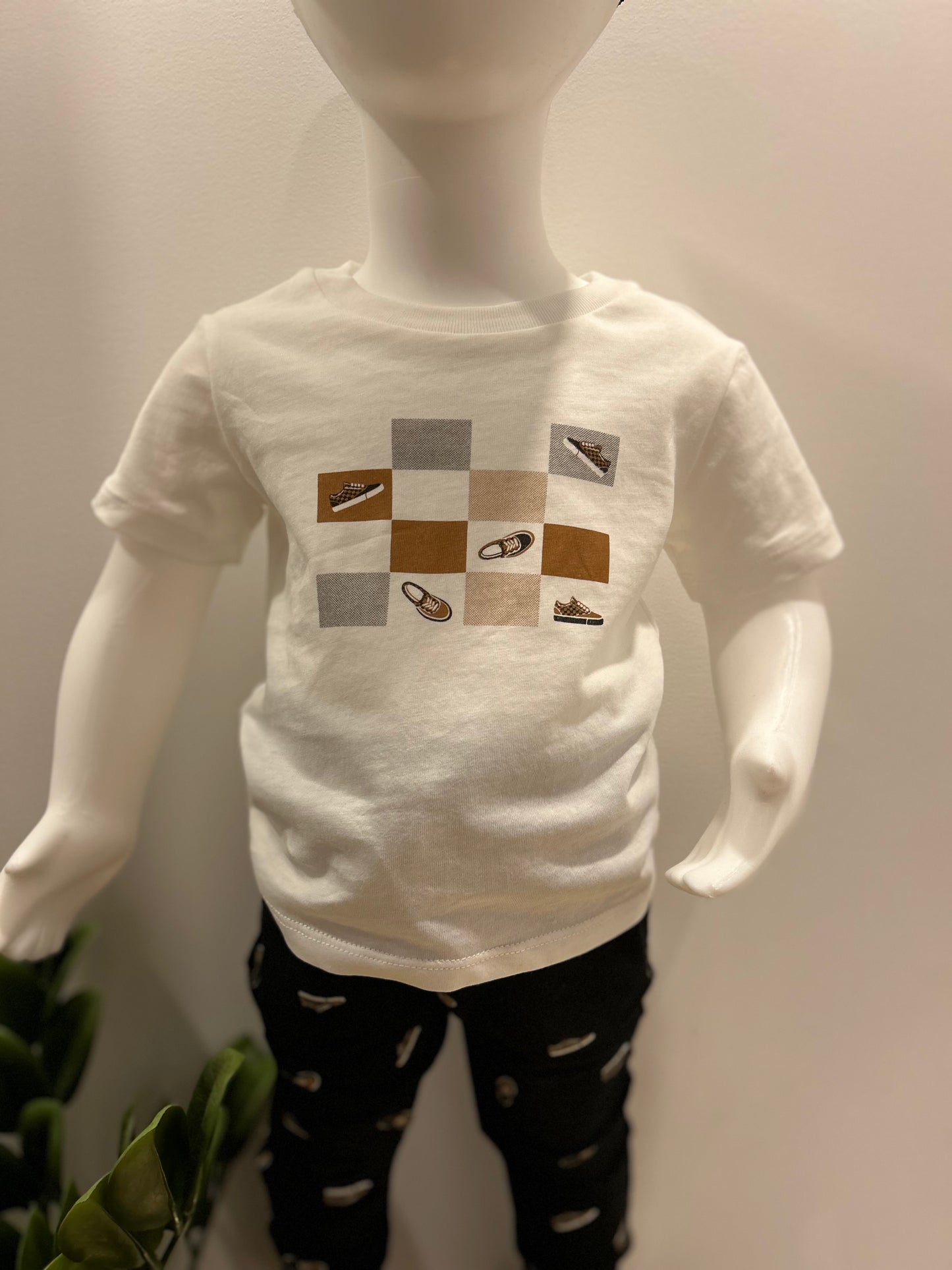 Baby White Just For Kicks T-shirt