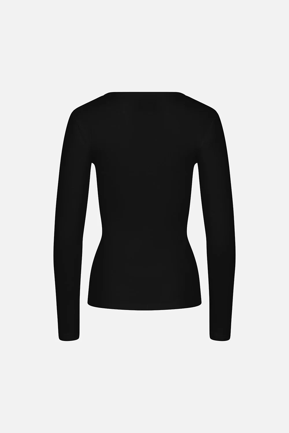 Ribbed Button Down Henley