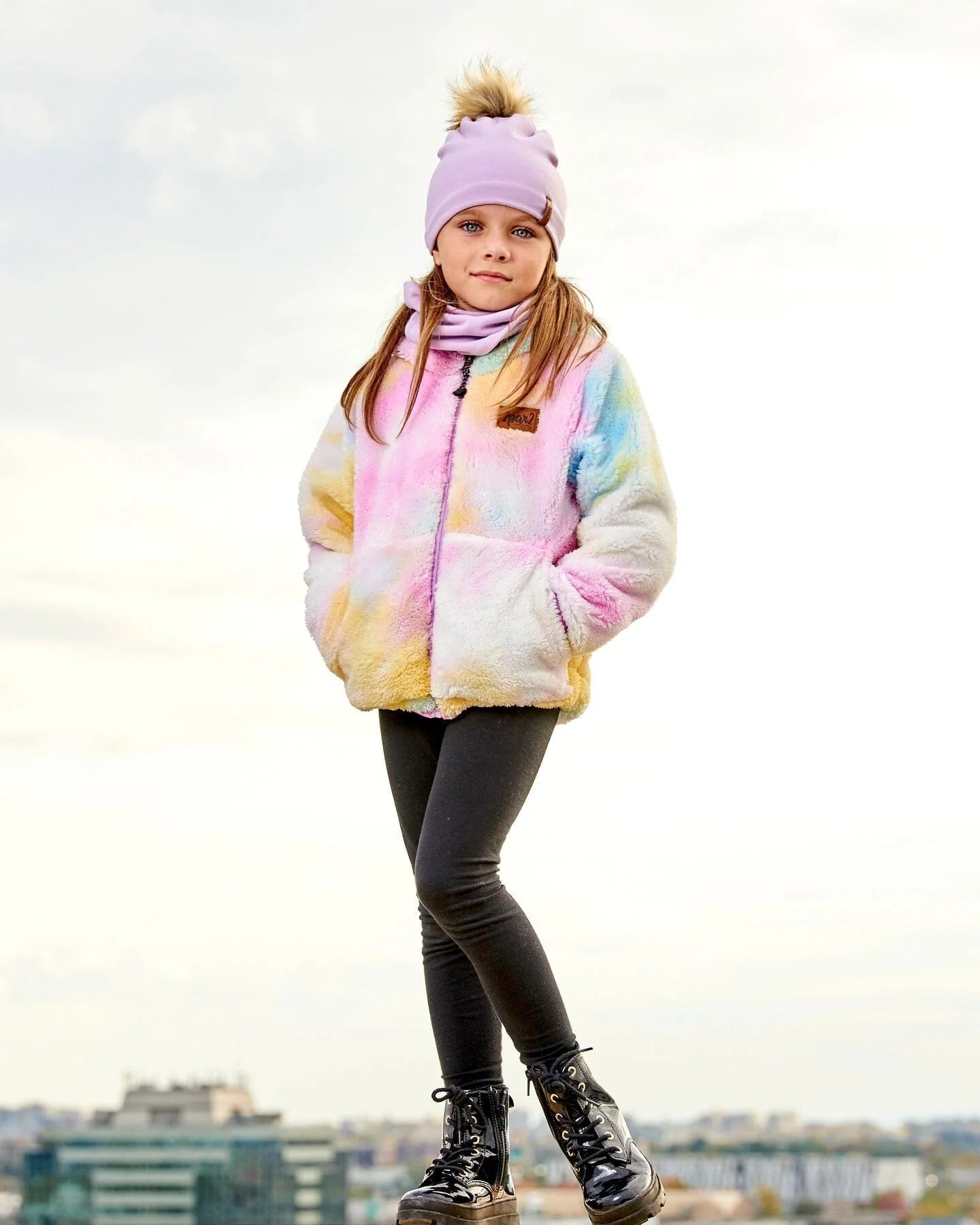 Reversible Rainbow Mid-Season Jacket