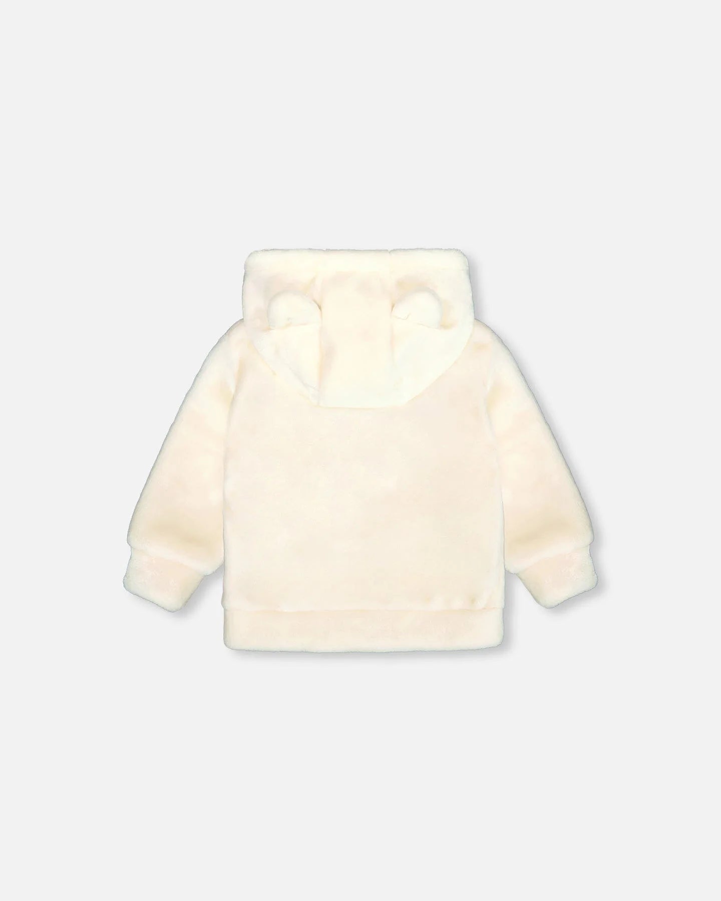 Baby Plush Hooded Zip Jacket