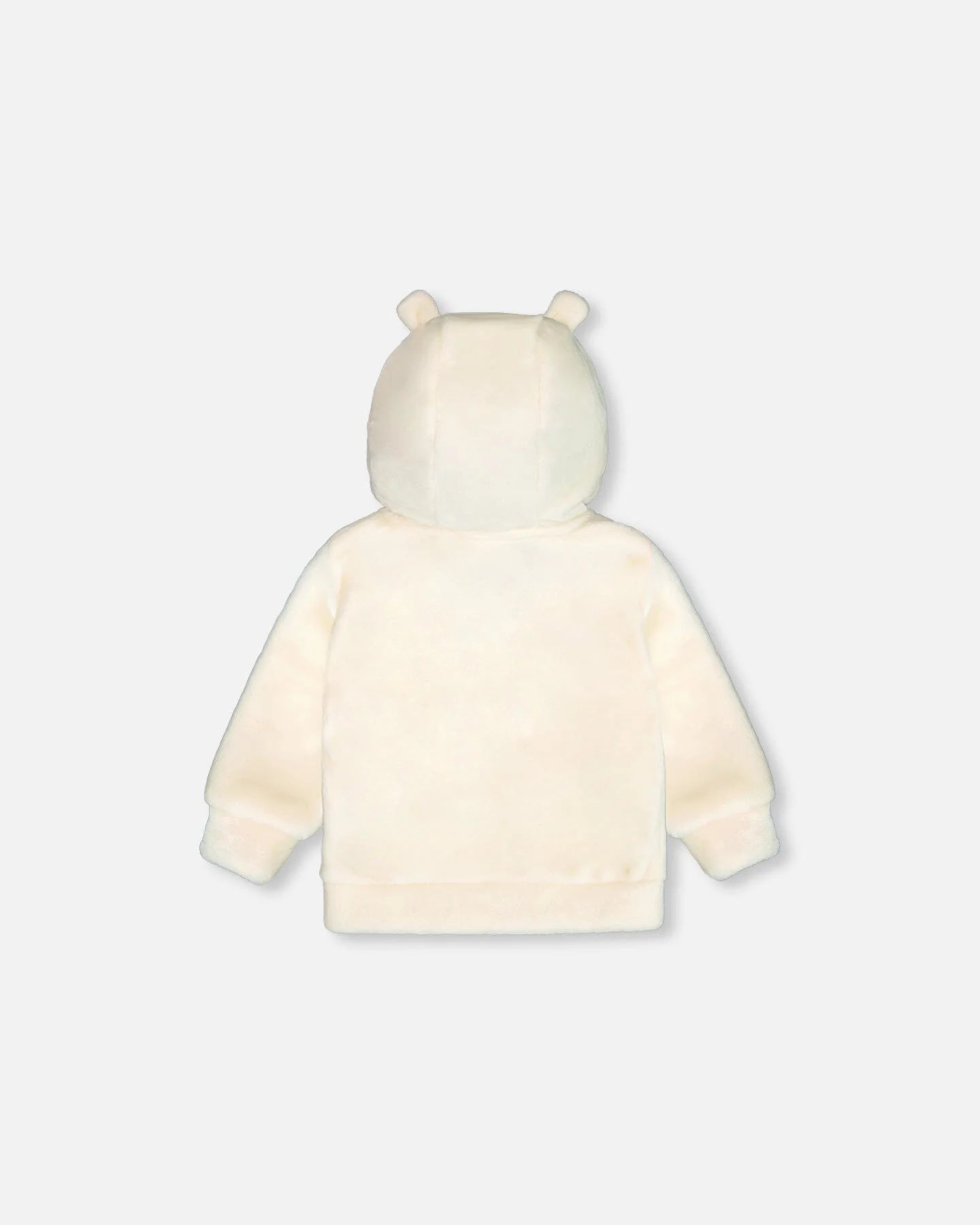 Baby Plush Hooded Zip Jacket