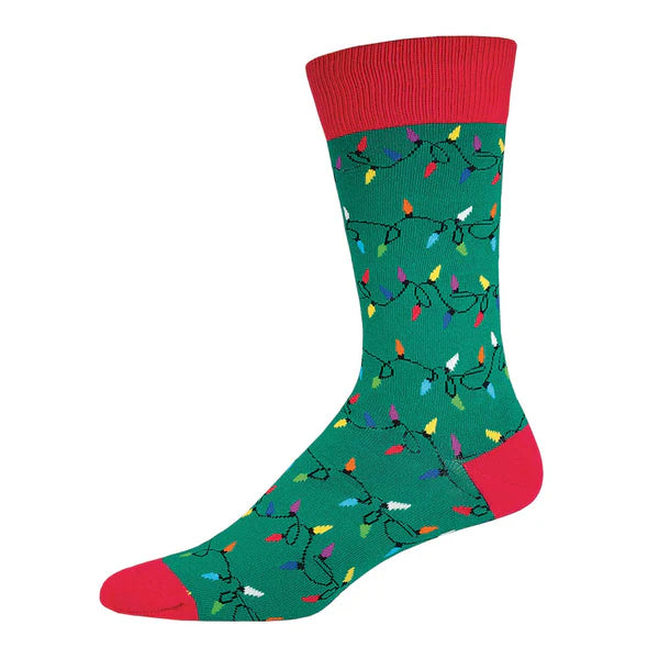 Christmas Lights Crew Socks