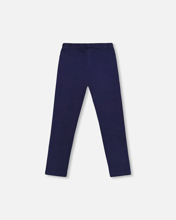 Kids Jersey Leggings With Knee Print