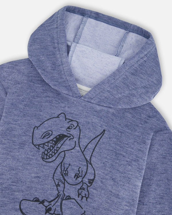 Skateboarding T-Rex Hooded Shirt
