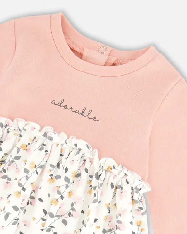 Organic Cotton Printed Tunic And Leggings Set