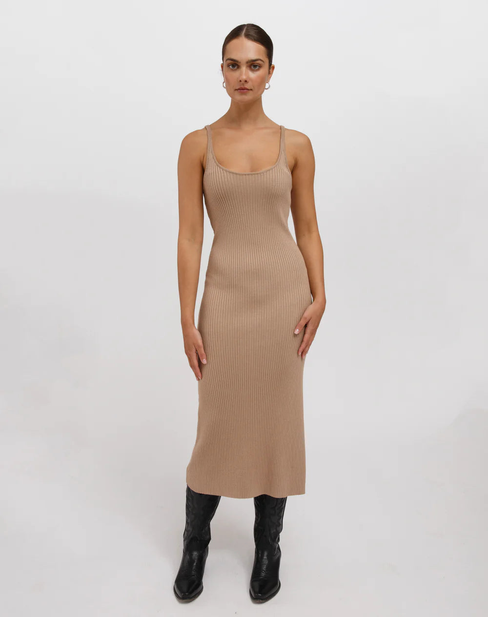 Jennifer Rib Knit Maxi Dress