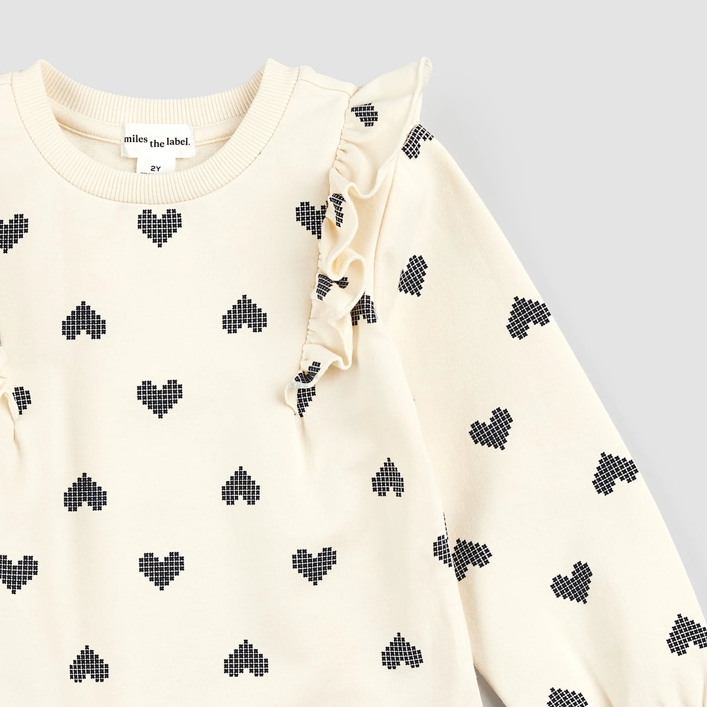 Pixel Heart Sweater Dress