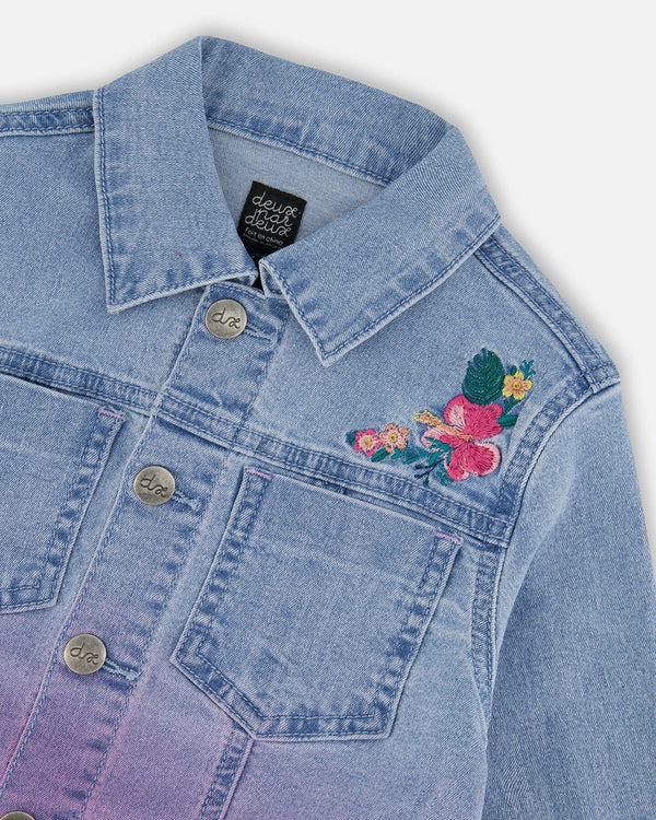 Jean Jacket With Embroidery