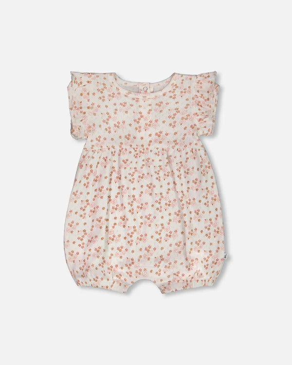 Girls Pointelle Romper