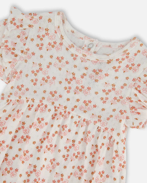 Girls Pointelle Romper