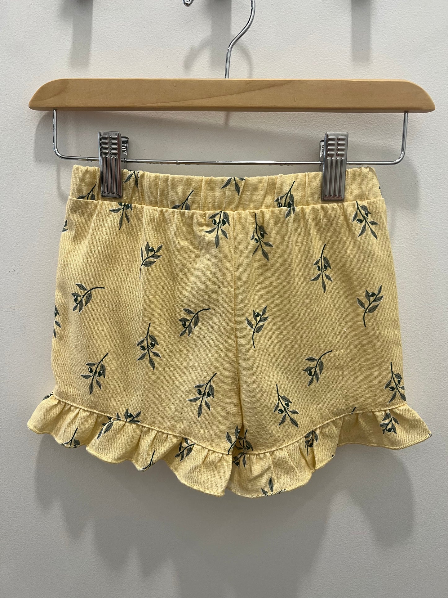 Olive Branch Linen Woven Shorts