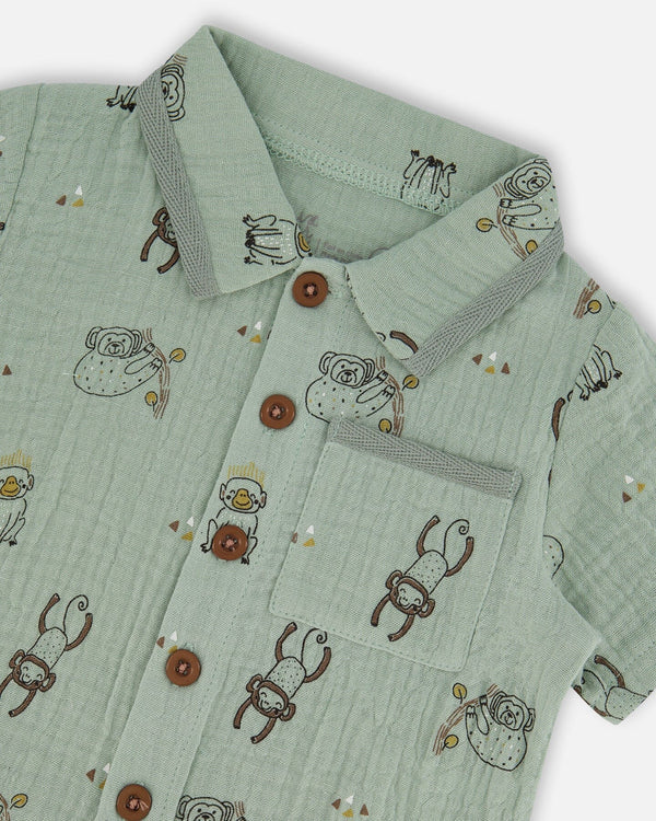 Monkey Shirt & Short Set