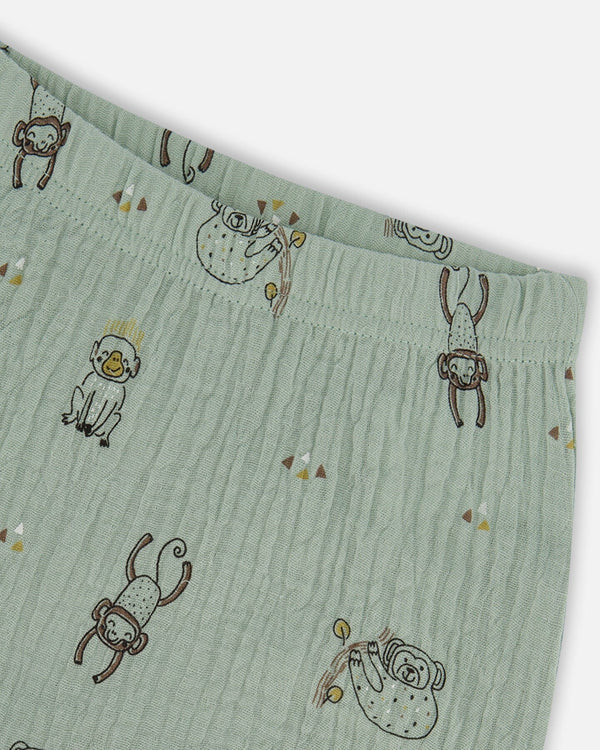 Monkey Shirt & Short Set