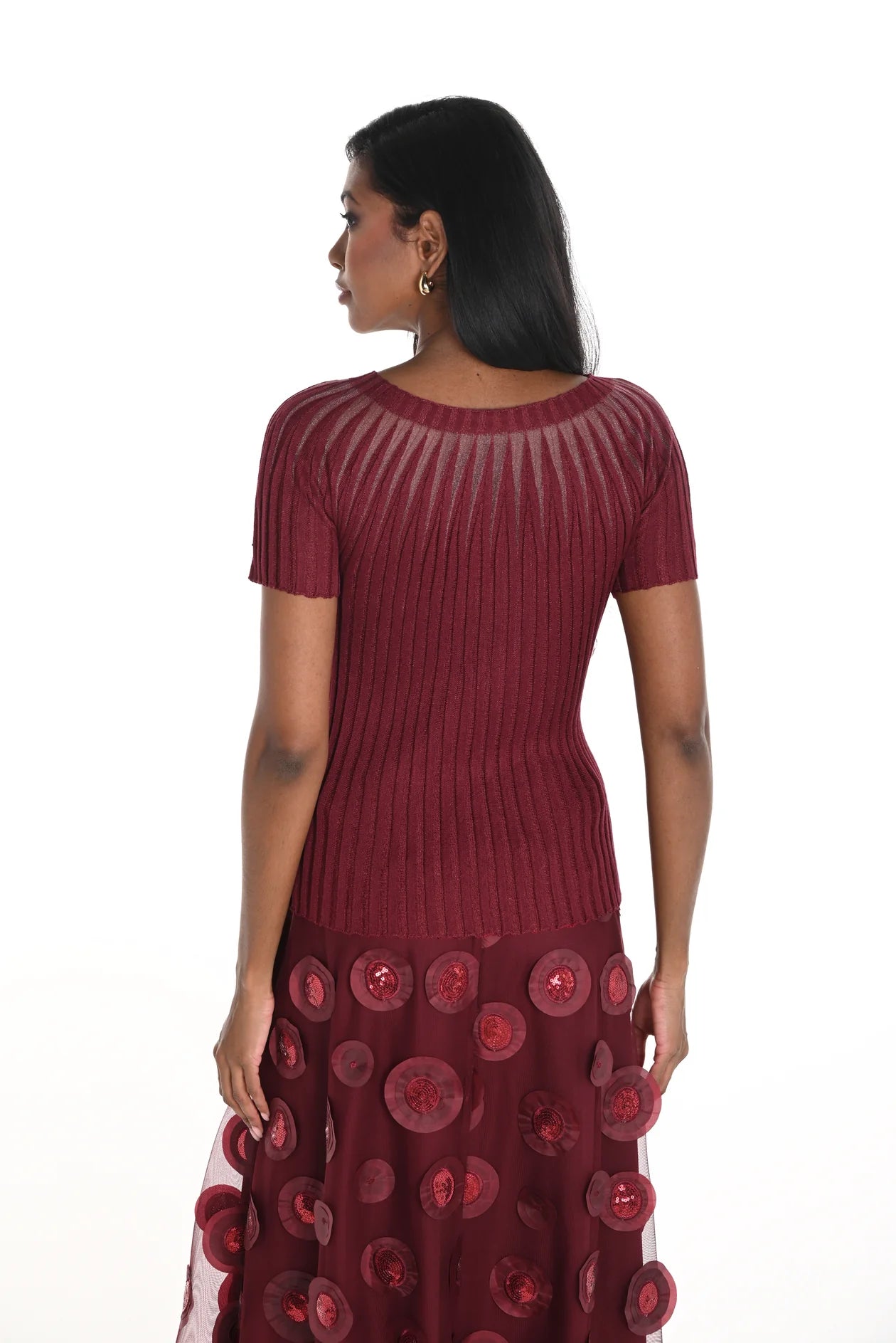 Frank Lyman Sparkle Knit Top