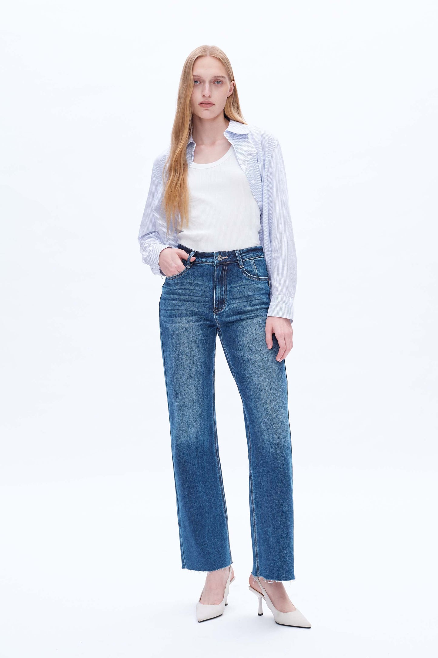 High Rise Wide Leg