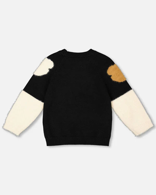 Knit Sweater With Bears