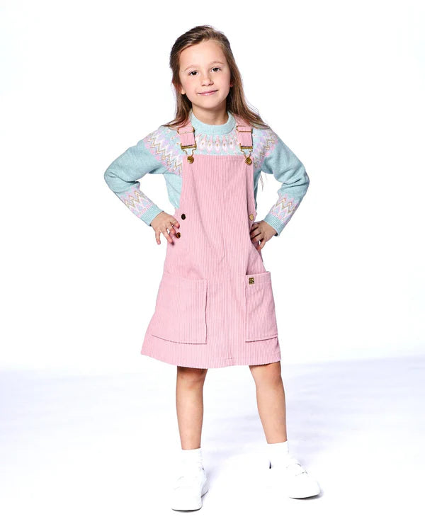 Corduroy Overall Dress