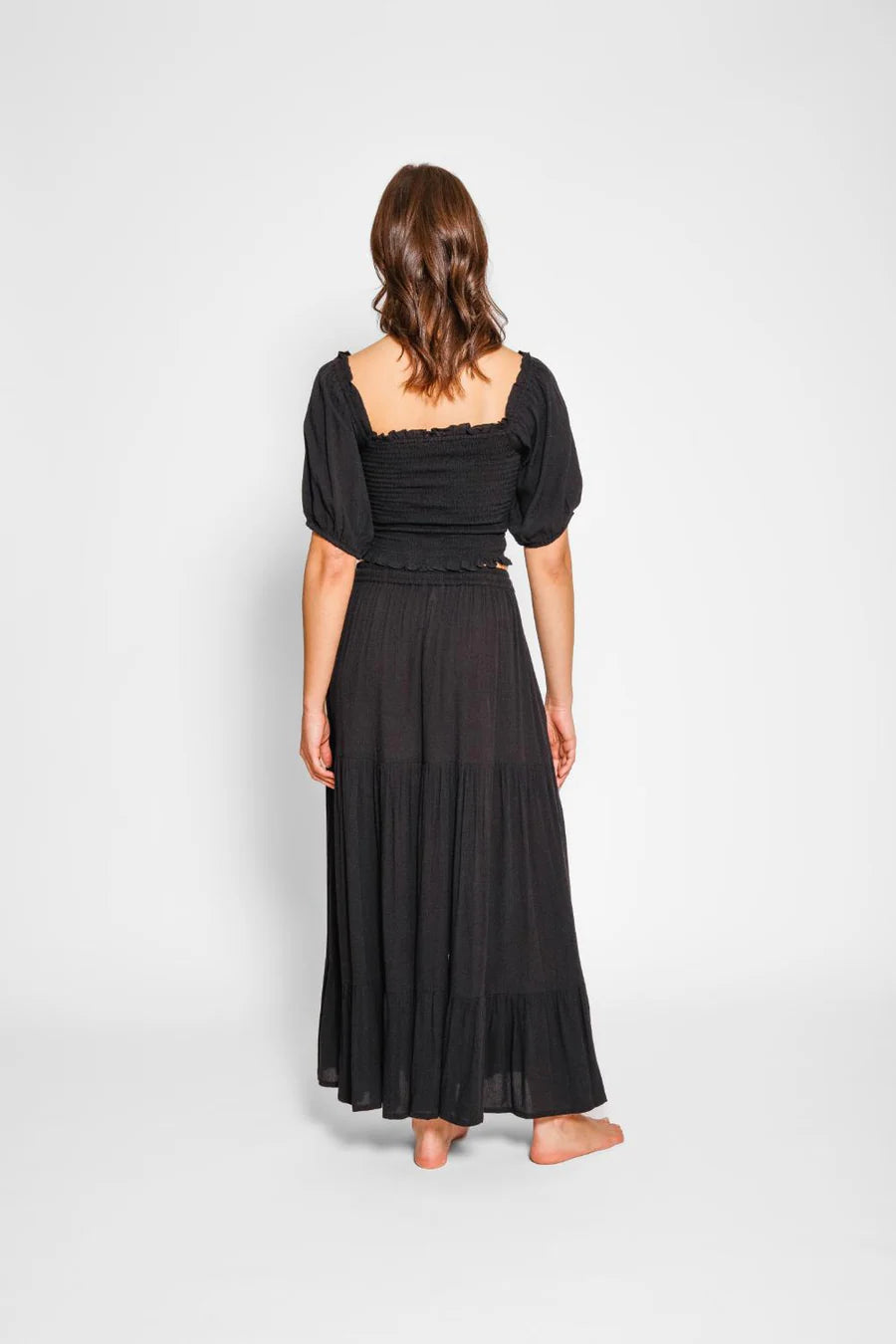 Miami Long Tiered Skirt