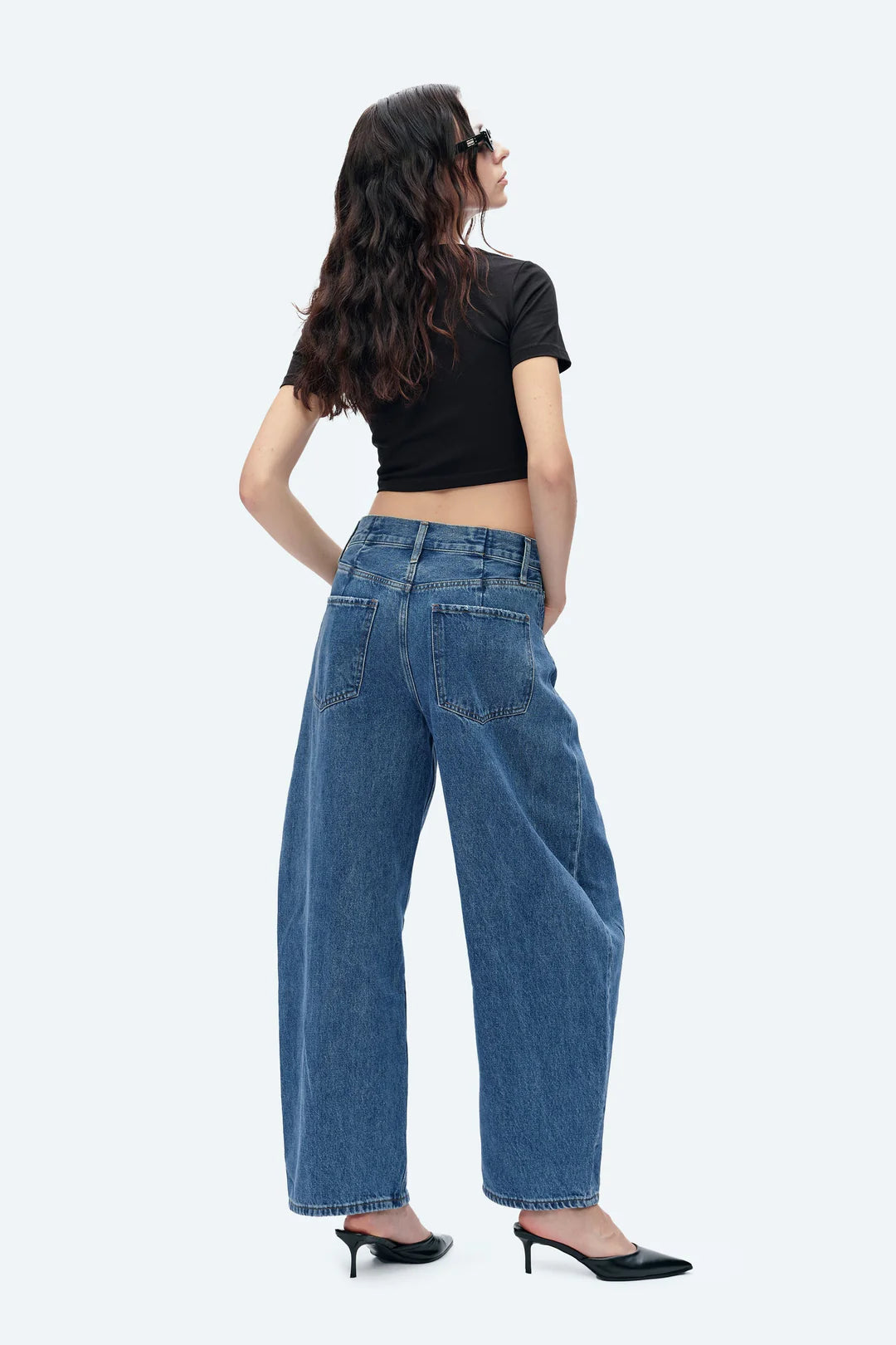 Katia Tailored Barrel Leg Jeans