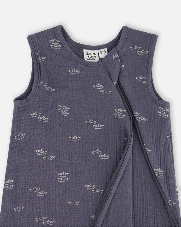 Printed White Flowers Sleep Sack
