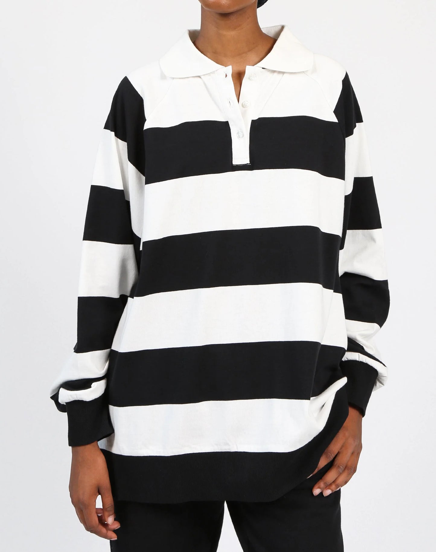 NYBF'S Polo Stripe Crew