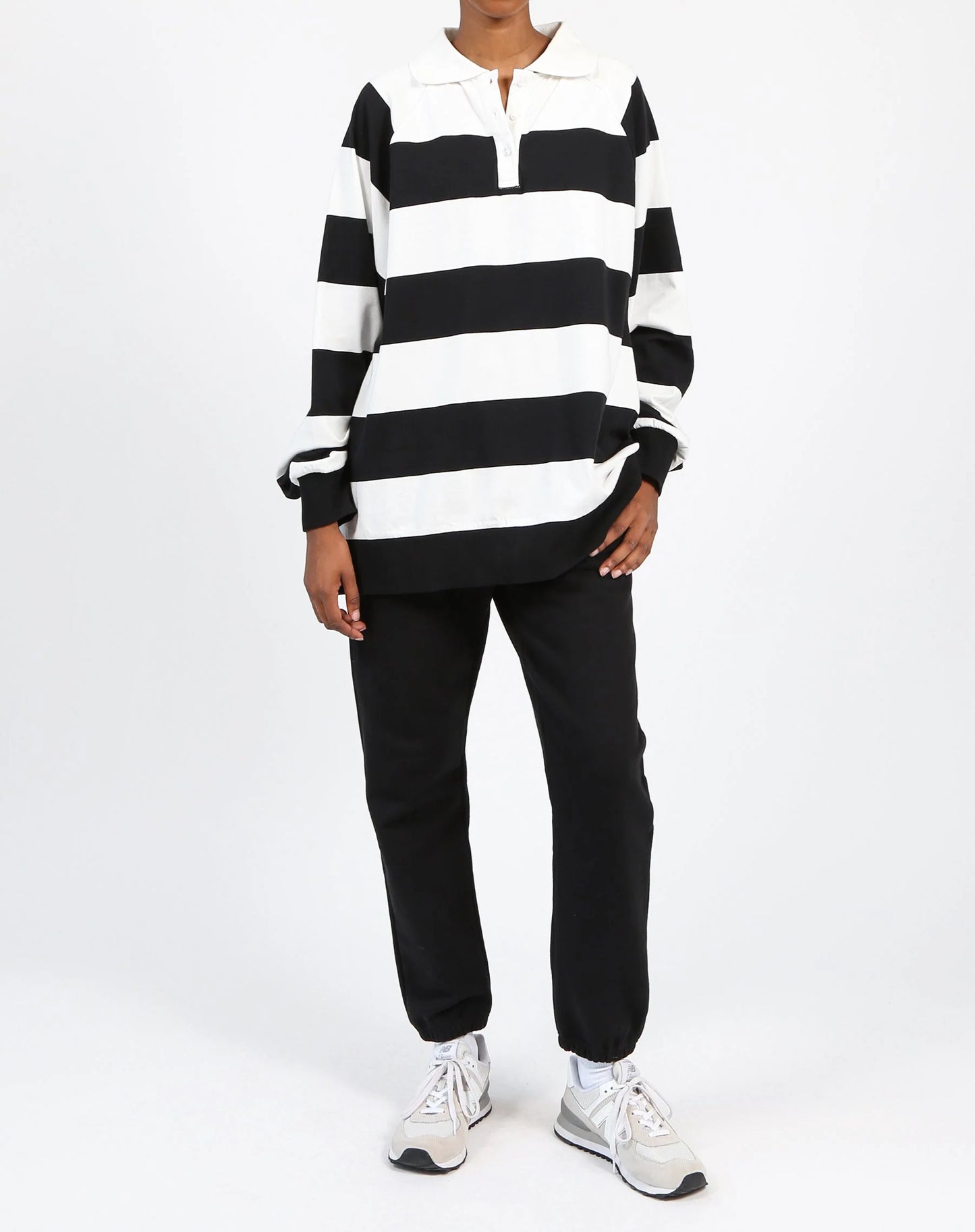 NYBF'S Polo Stripe Crew