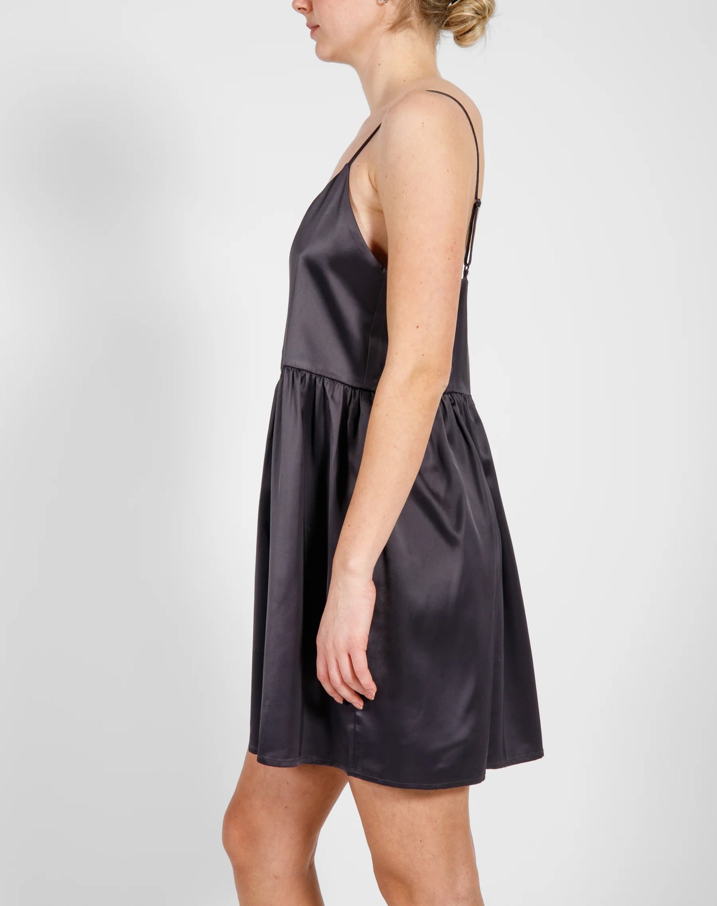 Satin Baby Doll Dress