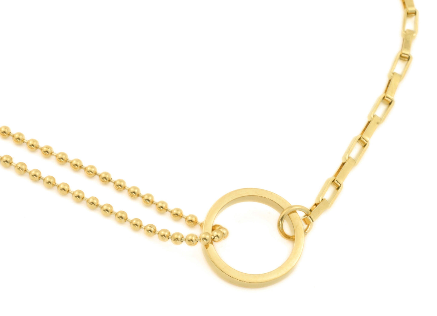 Circle Link Choker - Waterproof Asymmetrical Circle Choker